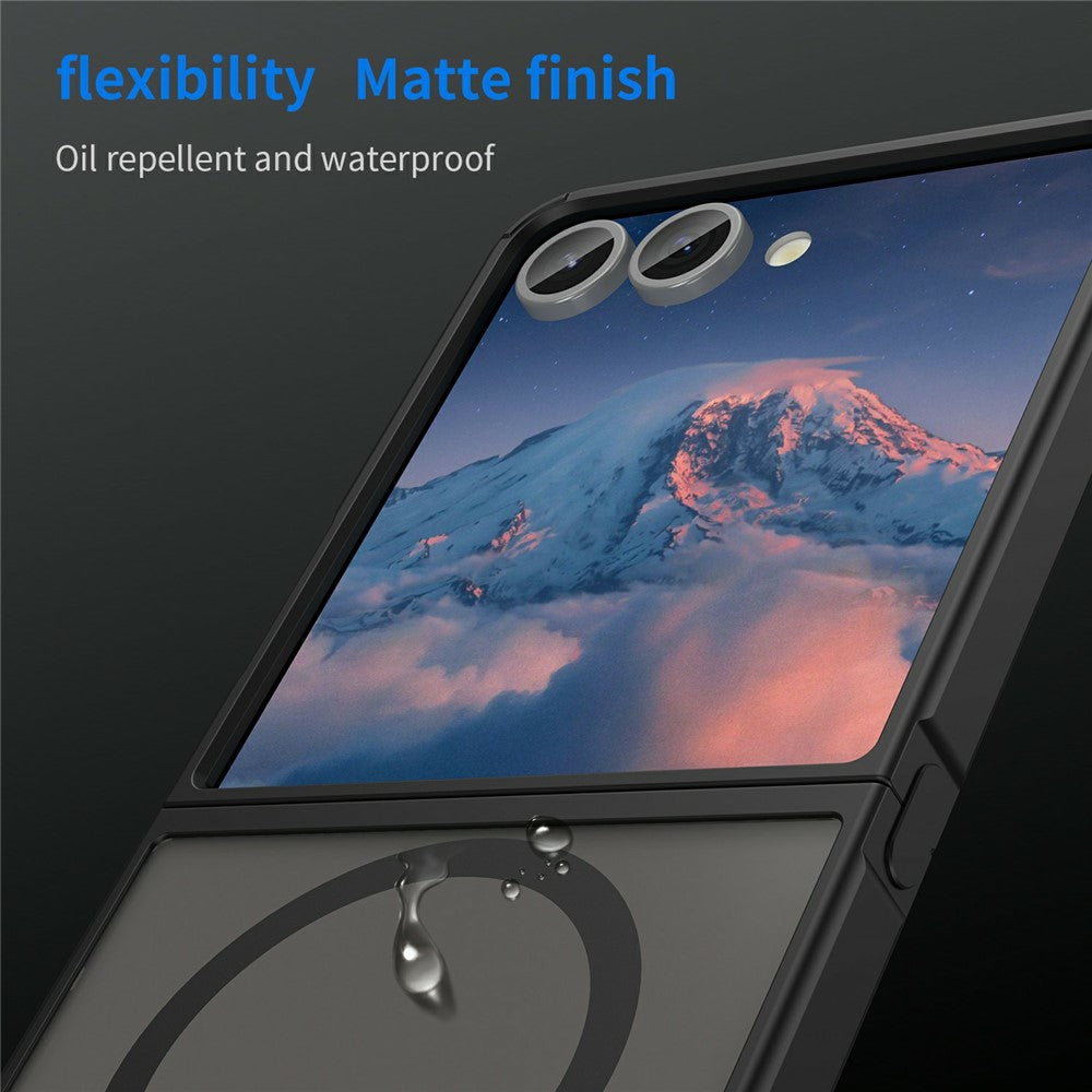 Samsung Galaxy Z Flip7 5G Case Compatible with MagSafe Anti Drop PC + TPU Phone Cover