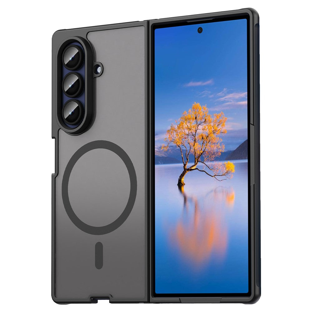 For Samsung Galaxy Z Fold7 5G Case Compatible with MagSafe Anti Drop PC + TPU Phone Cover