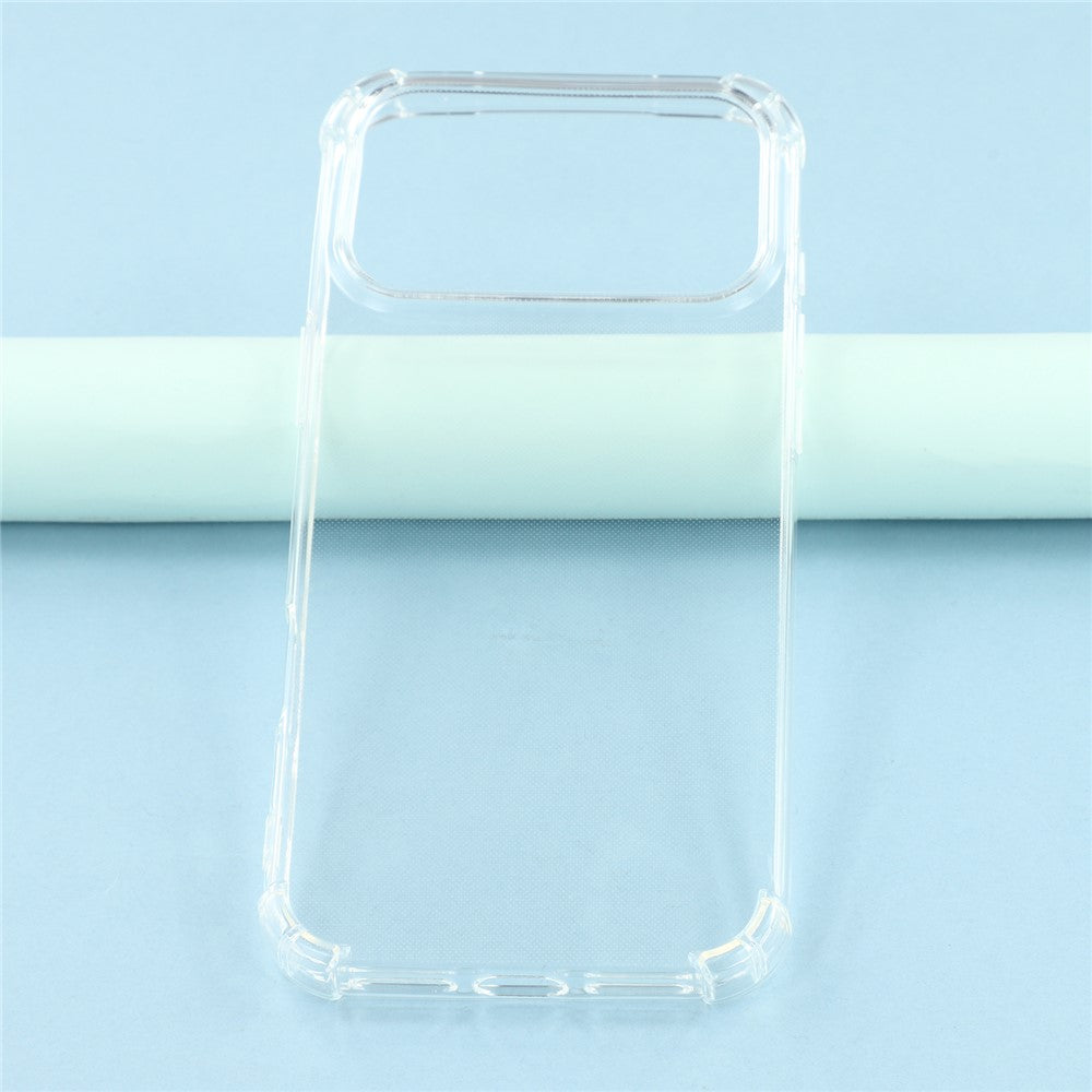 For iPhone 17 Pro Max Phone Case Reinforced Four Corner Anti-Drop Clear TPU Cover