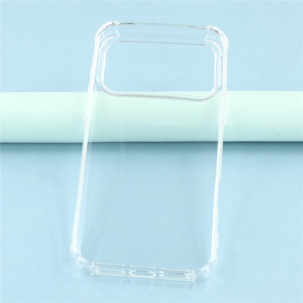 For iPhone 17 Pro Max Phone Case Reinforced Four Corner Anti-Drop Clear TPU Cover