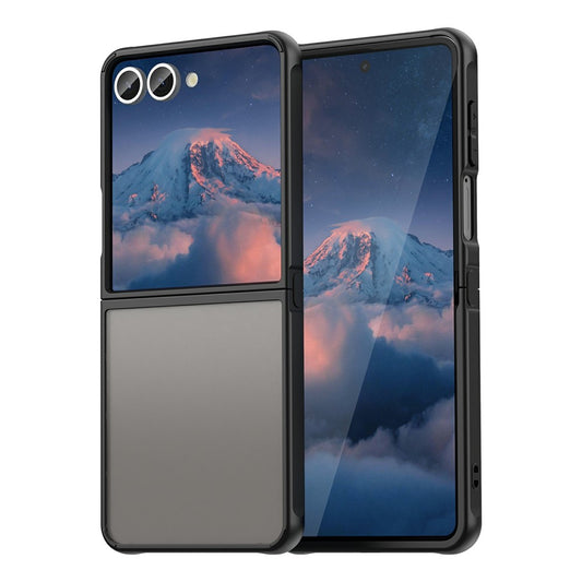 Samsung Galaxy Z Flip7 5G Case Drop Proof Airbags Frosted Translucent PC + TPU Phone Back Cover