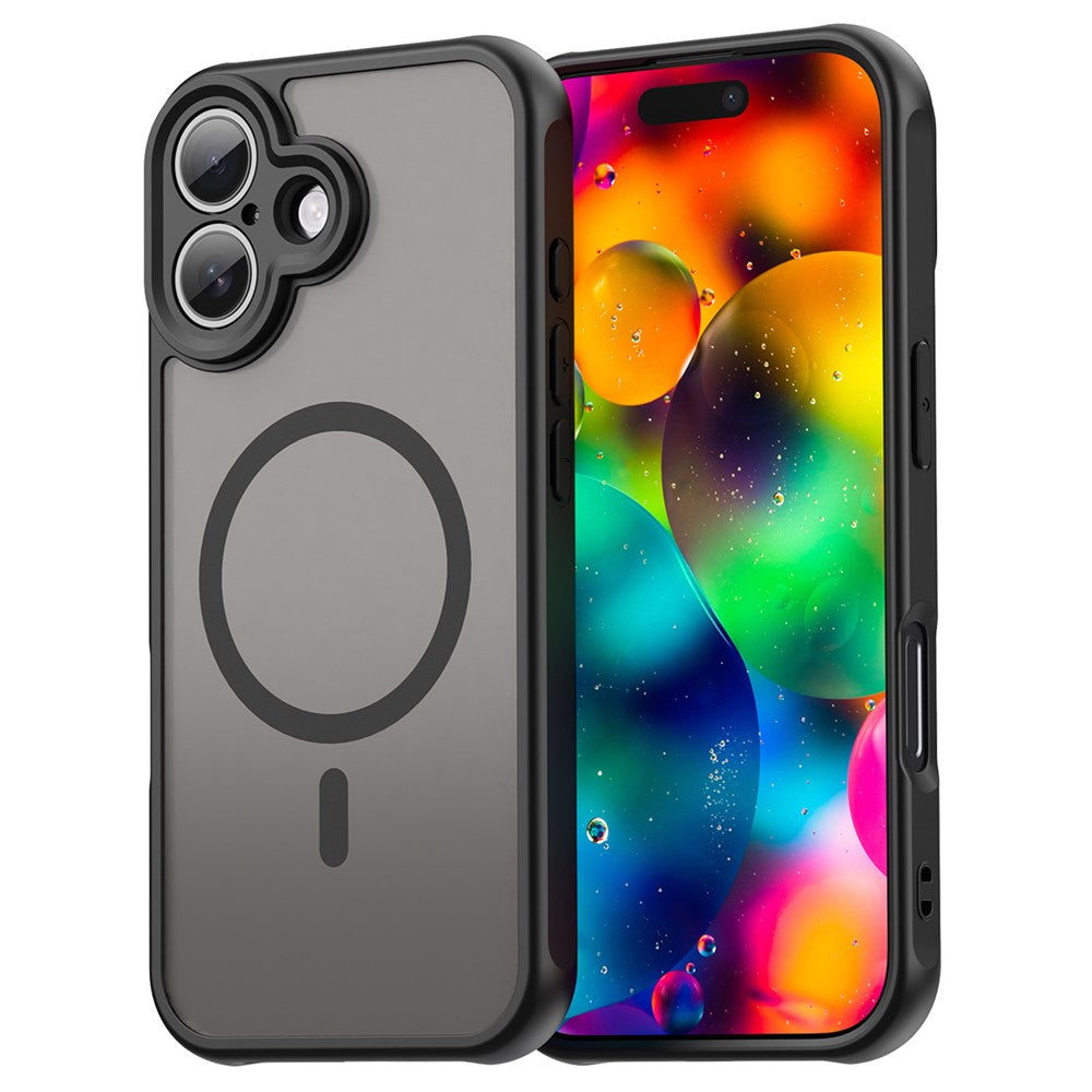 iPhone 17 Case Compatible with MagSafe Anti Drop PC + TPU Phone Cover