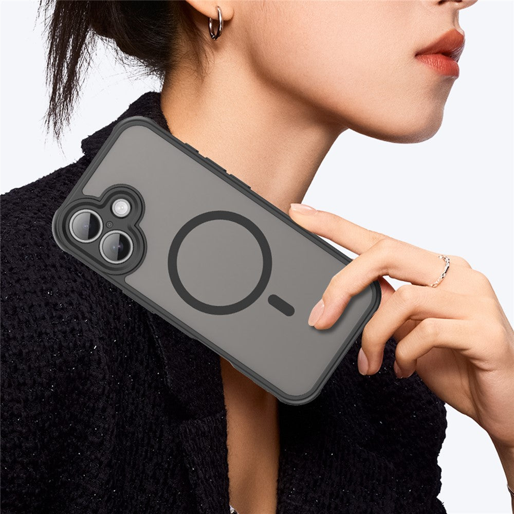 iPhone 17 Case Compatible with MagSafe Anti Drop PC + TPU Phone Cover