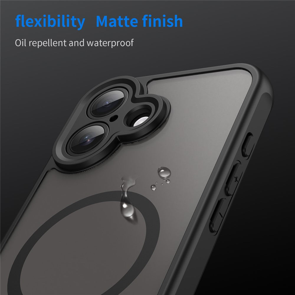 iPhone 17 Case Compatible with MagSafe Anti Drop PC + TPU Phone Cover