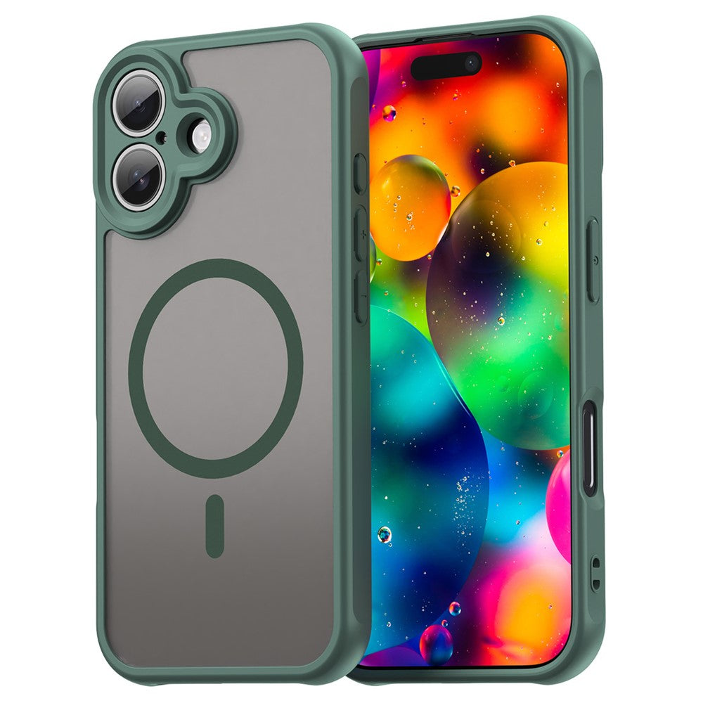 iPhone 17 Case Compatible with MagSafe Anti Drop PC + TPU Phone Cover