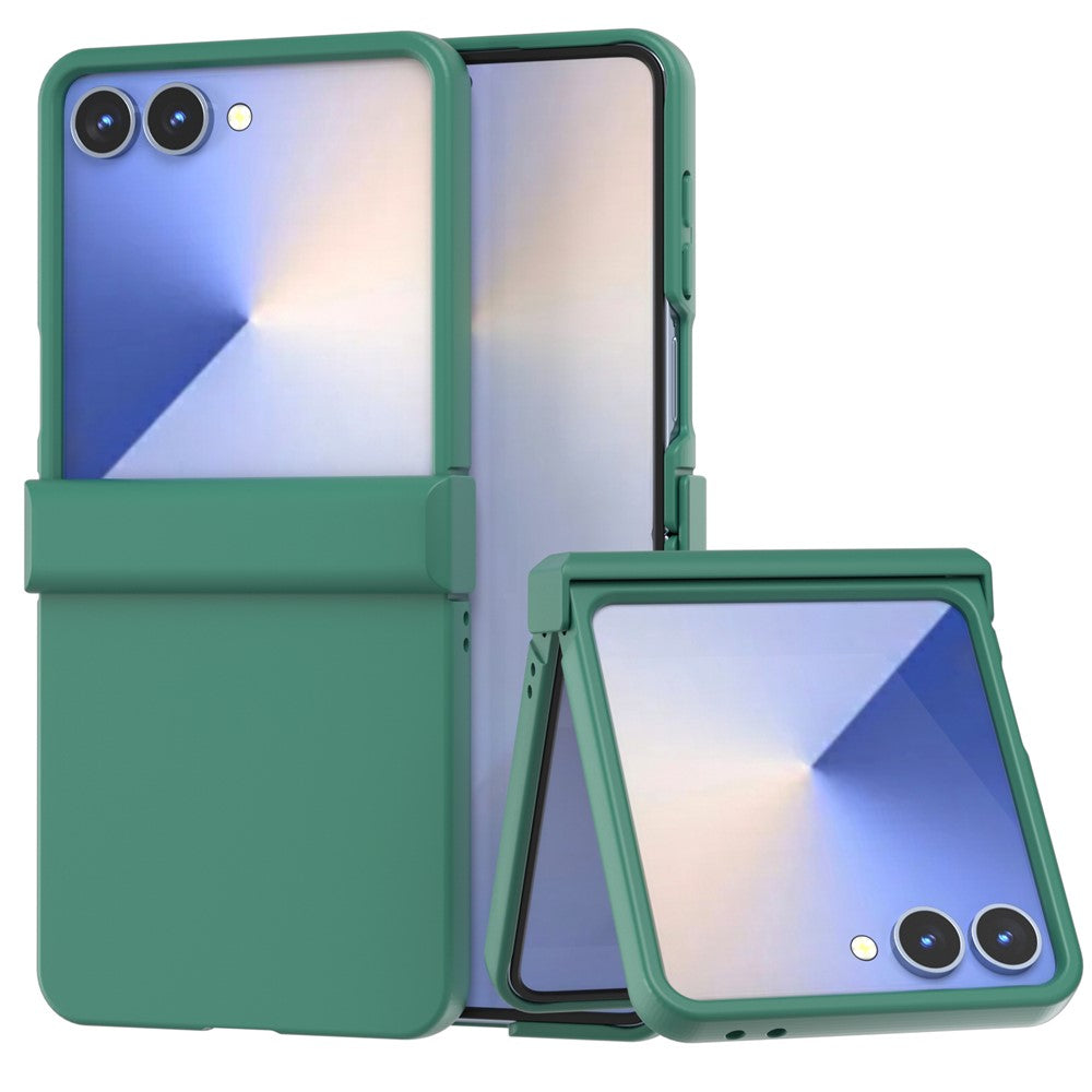 ABEEL For Samsung Galaxy Z Flip7 5G Case Skin Feel PC Phone Cover with Hinge Protection