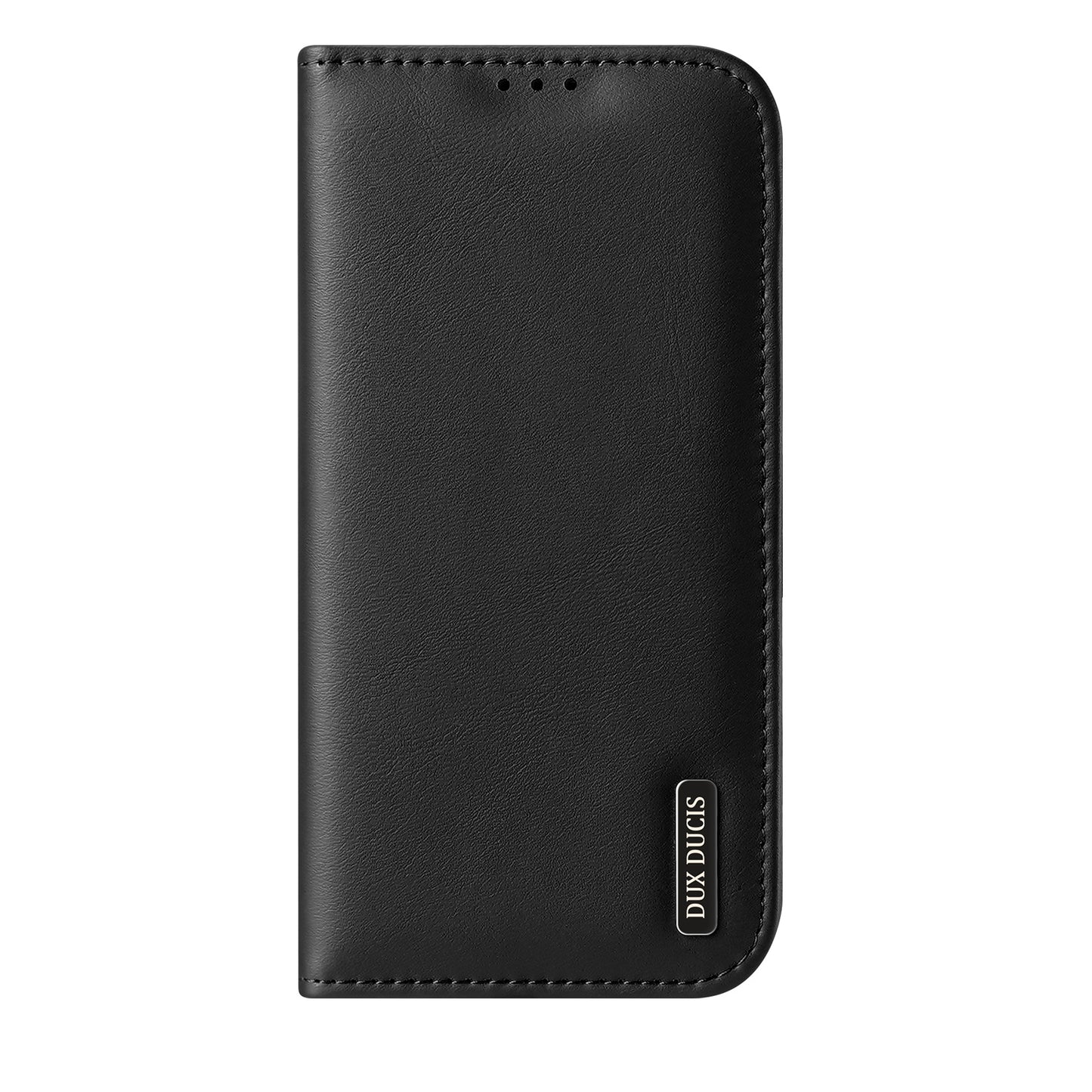For iPhone 17 Pro Max Case DUX DUCIS Hivo Series Cowhide Leather RFID Blocking Wallet Stand Flip Phone Cover