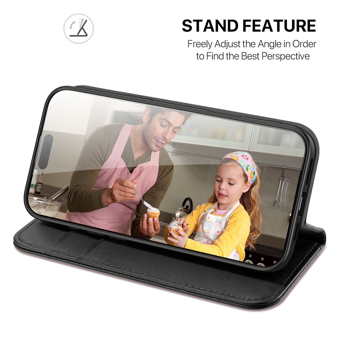 For iPhone 17 Pro Max Case DUX DUCIS Hivo Series Cowhide Leather RFID Blocking Wallet Stand Flip Phone Cover