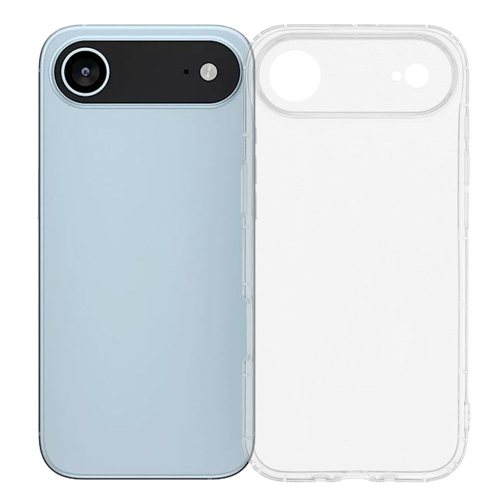 For iPhone Air Case Transparent TPU Phone Back Cover Airbag Protection