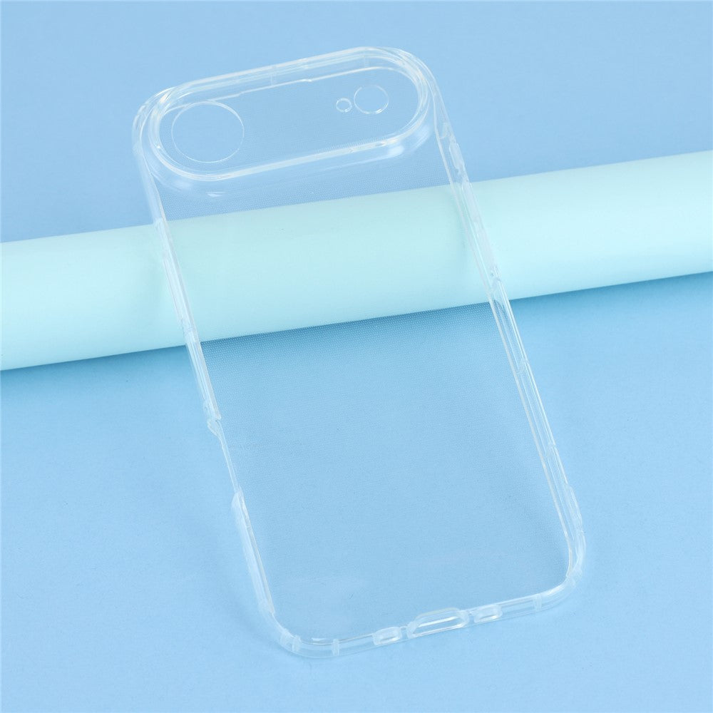 For iPhone Air Case Transparent TPU Phone Back Cover Airbag Protection