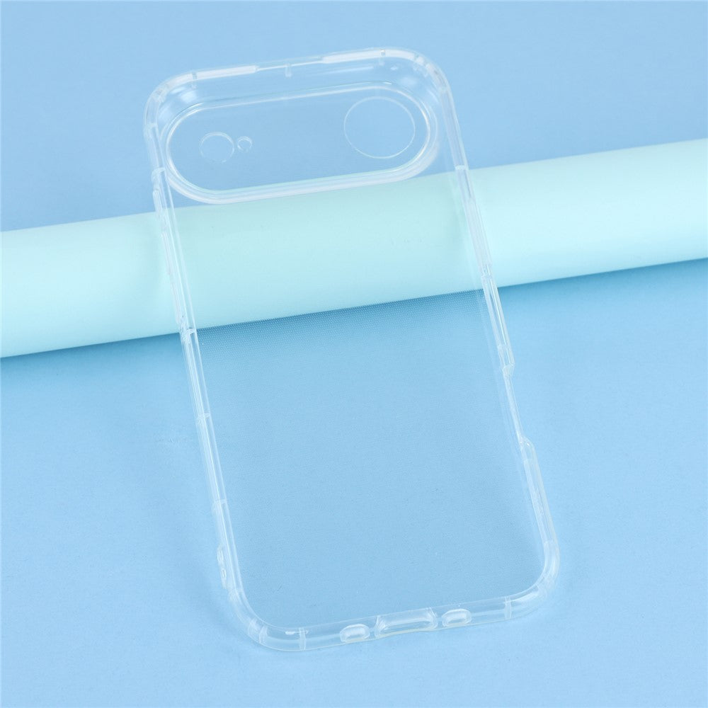 For iPhone Air Case Transparent TPU Phone Back Cover Airbag Protection