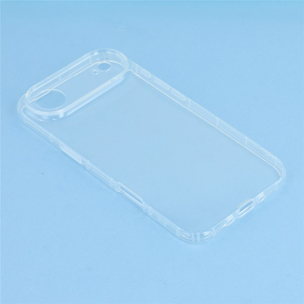 For iPhone Air Case Transparent TPU Phone Back Cover Airbag Protection