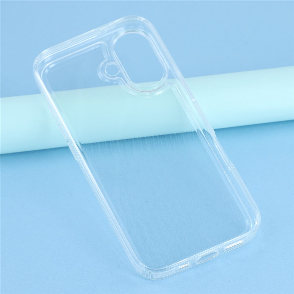 iPhone 17 Case HD Clear Soft TPU Phone Back Cover Airbag Protection