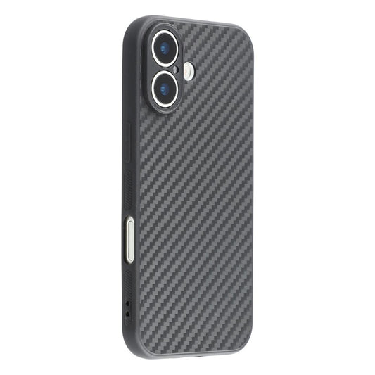 iPhone 17 Case Flexible TPU Carbon Fiber Texture Shockproof Phone Cover