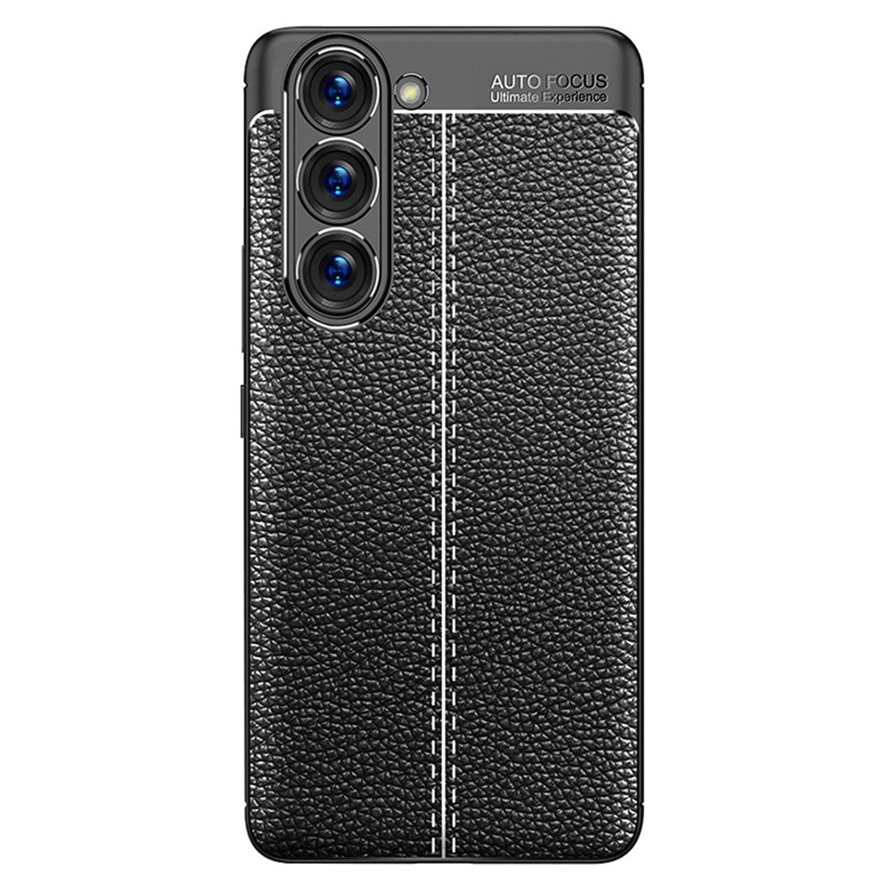 Litchi Texture Anti-drop Protective Case for Samsung Galaxy S23, Fingerprint-proof Cell Phone Cover