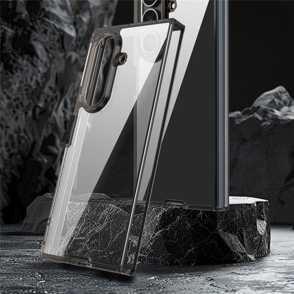 Samsung Galaxy Z Fold7 5G Case TPU + Acrylic Phone Back Cover Anti Yellowing