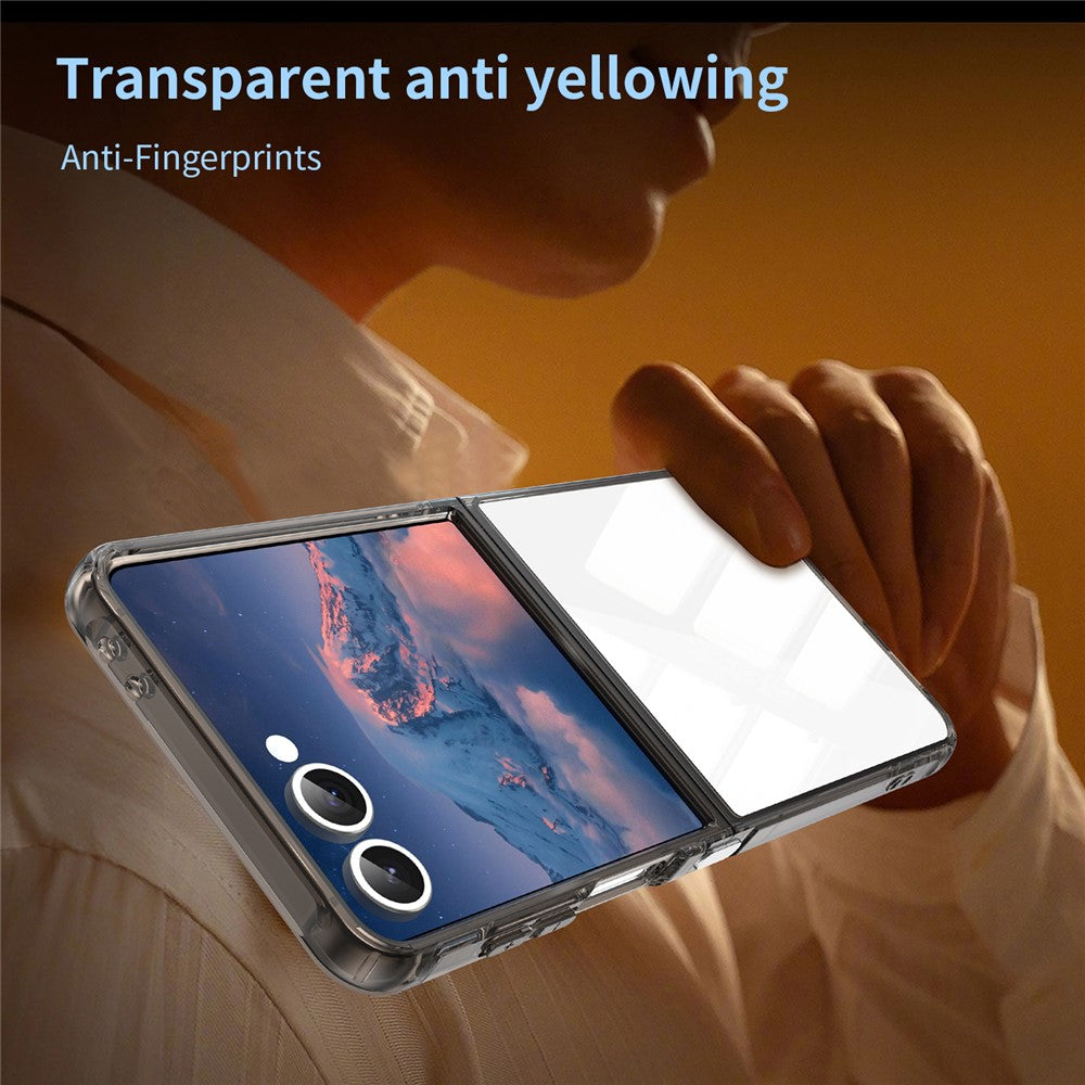 Samsung Galaxy Z Flip7 5G Case TPU + Acrylic Phone Back Cover Anti Yellowing