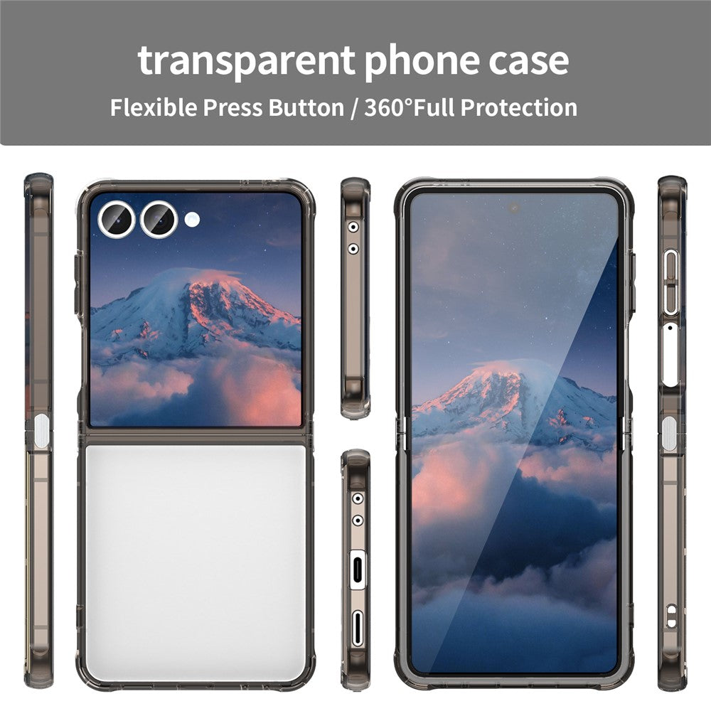 Samsung Galaxy Z Flip7 5G Case TPU + Acrylic Phone Back Cover Anti Yellowing