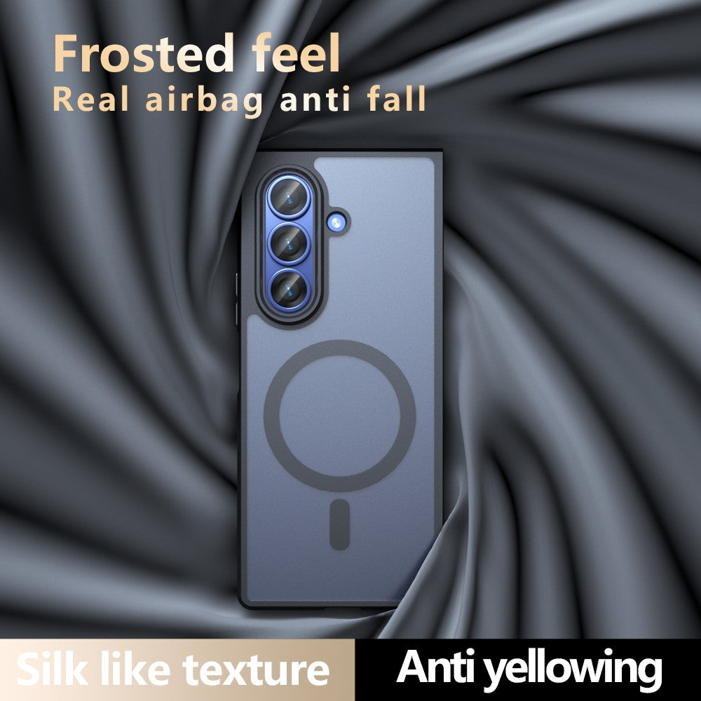 Samsung Galaxy Z Fold5 5G Case Compatible with MagSafe TPU + PC Matte Skin Touch Phone Cover