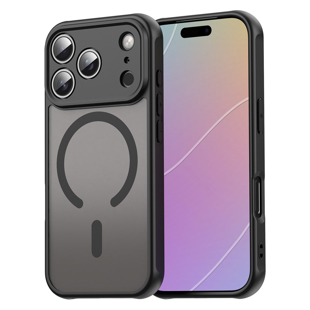 For iPhone 17 Pro Case Compatible with MagSafe Anti Drop PC + TPU Phone Cover