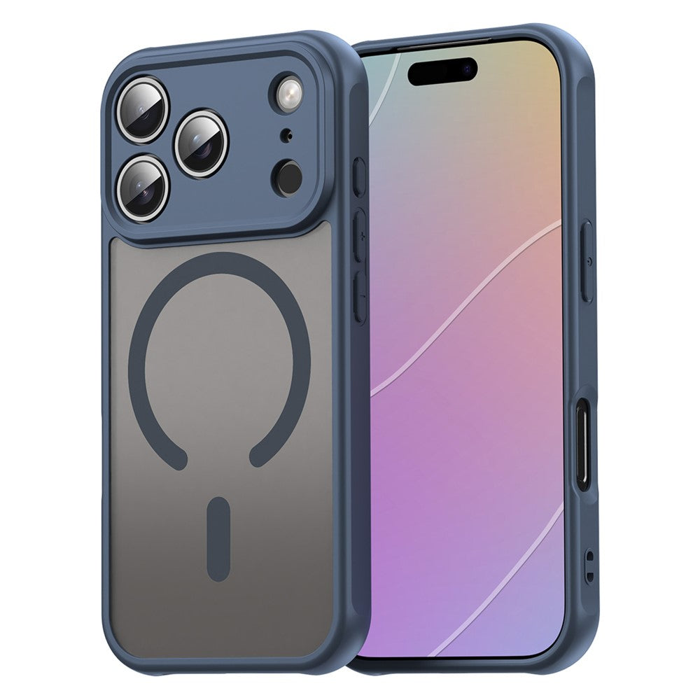 For iPhone 17 Pro Case Compatible with MagSafe Anti Drop PC + TPU Phone Cover