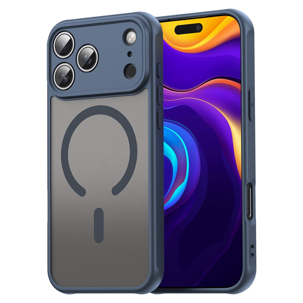 For iPhone 17 Pro Max Case Compatible with MagSafe Anti Drop PC + TPU Phone Cover