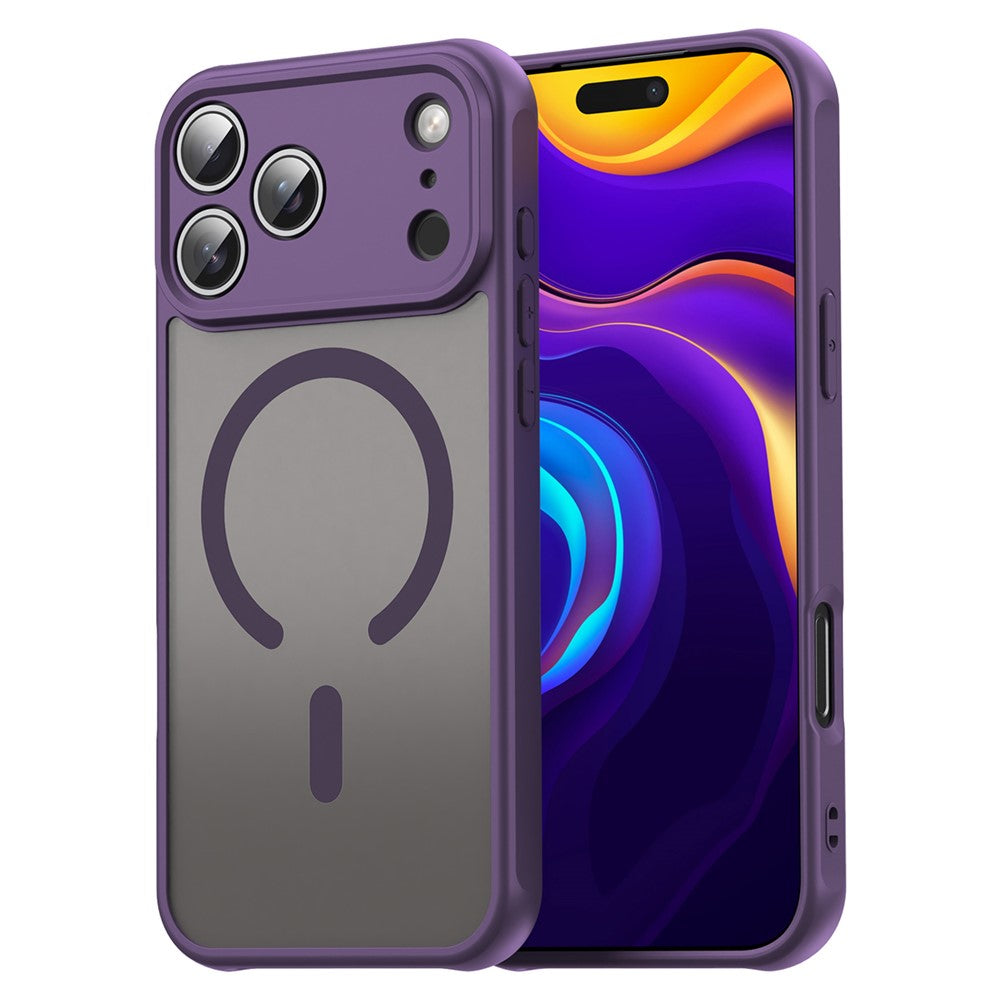 For iPhone 17 Pro Max Case Compatible with MagSafe Anti Drop PC + TPU Phone Cover