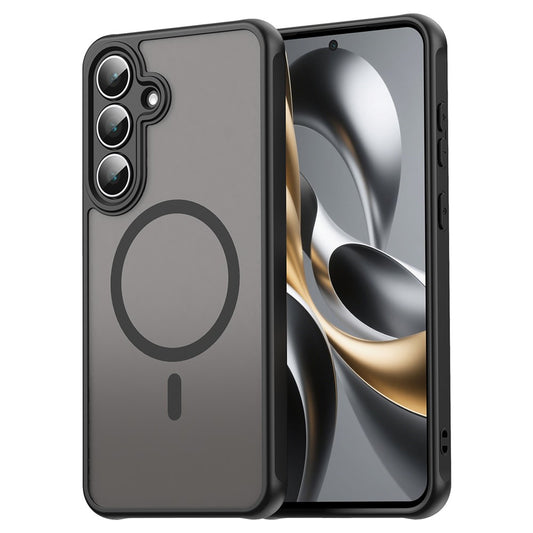 For Samsung Galaxy S25 FE Case Compatible with MagSafe Anti Drop PC + TPU Phone Cover