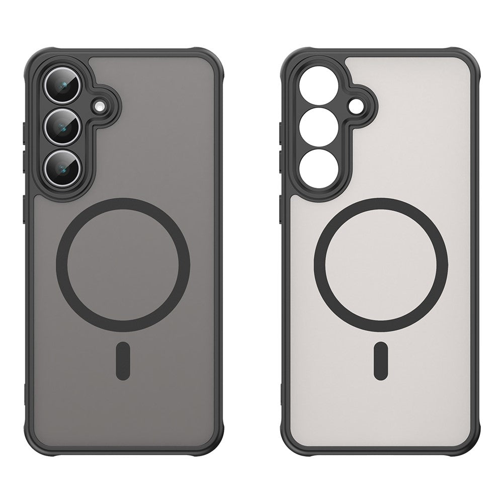 For Samsung Galaxy S25 FE Case Compatible with MagSafe Anti Drop PC + TPU Phone Cover