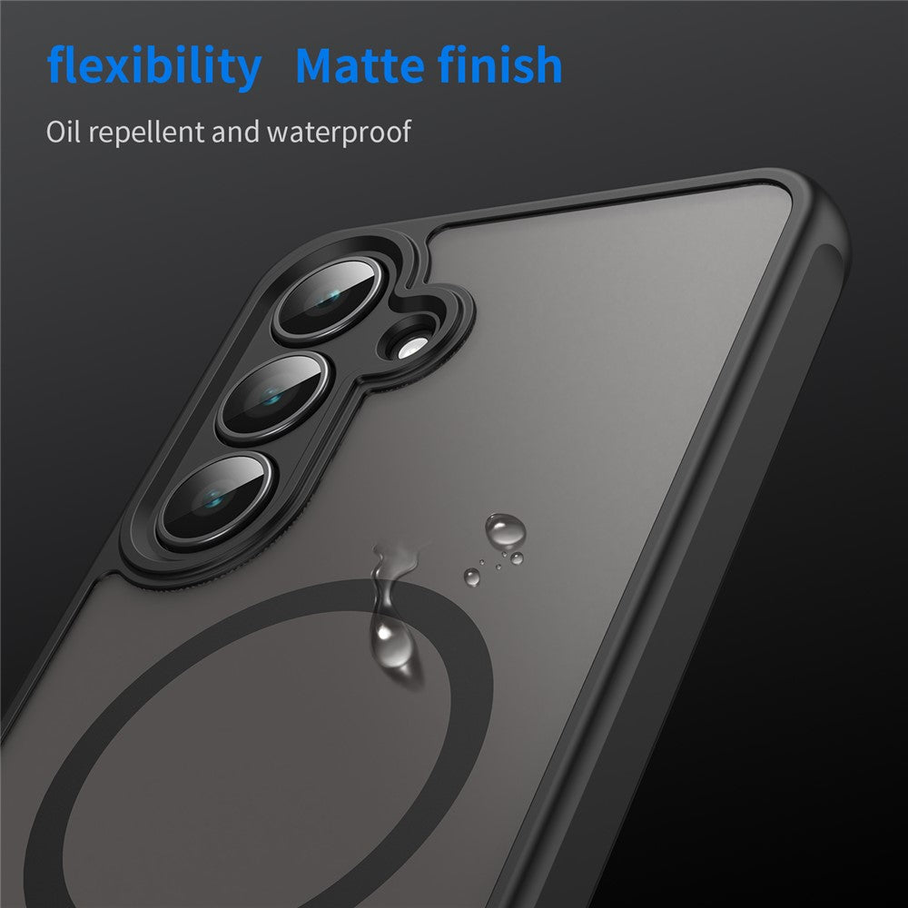 For Samsung Galaxy S25 FE Case Compatible with MagSafe Anti Drop PC + TPU Phone Cover