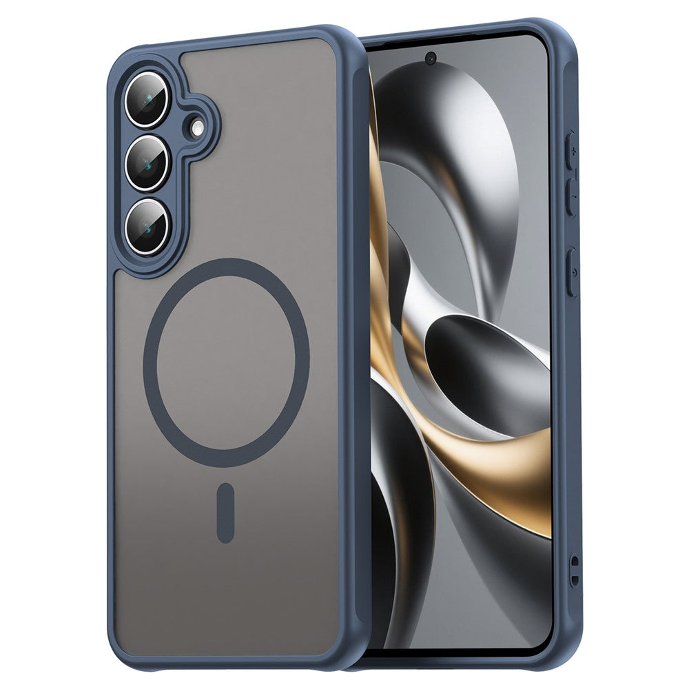 For Samsung Galaxy S25 FE Case Compatible with MagSafe Anti Drop PC + TPU Phone Cover