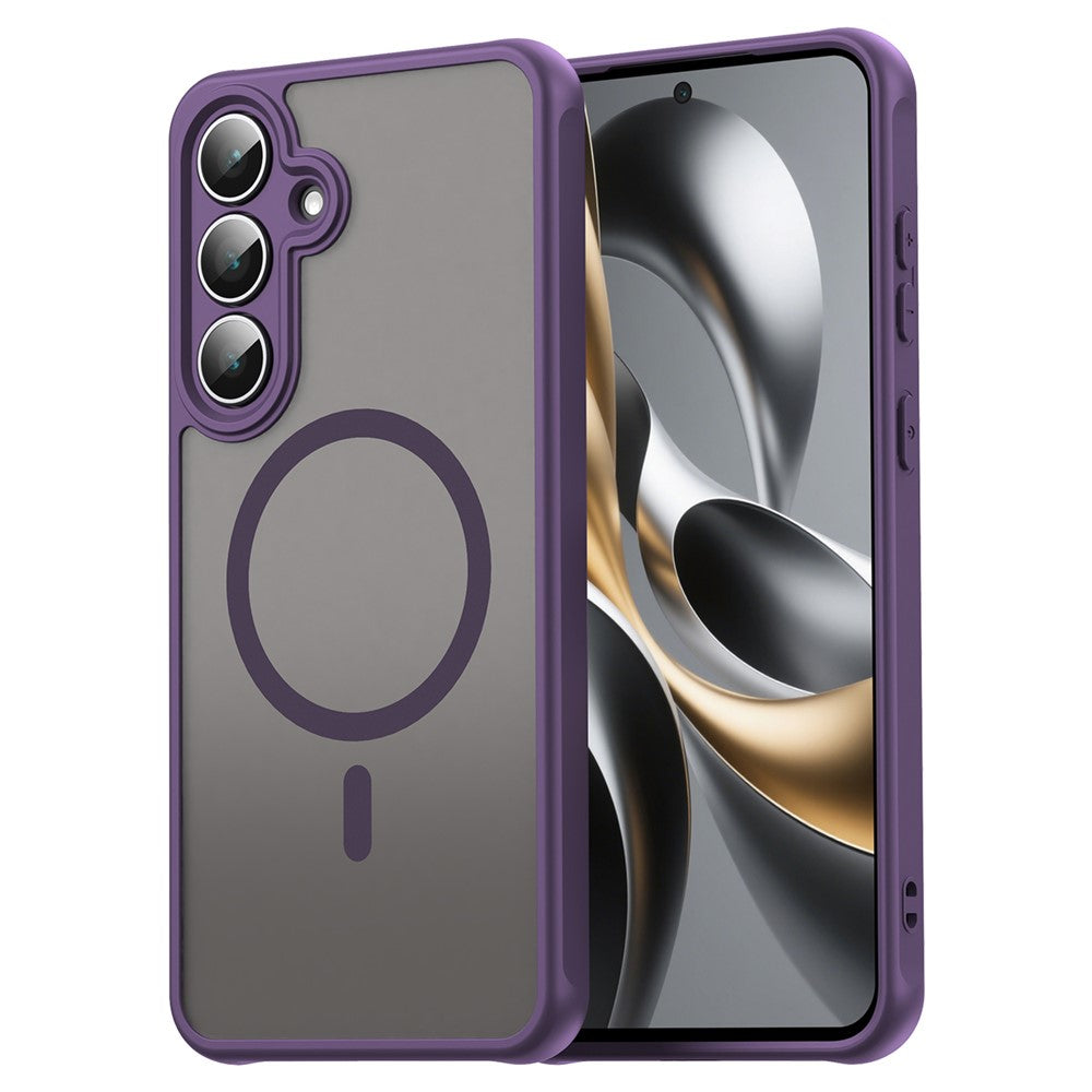 For Samsung Galaxy S25 FE Case Compatible with MagSafe Anti Drop PC + TPU Phone Cover