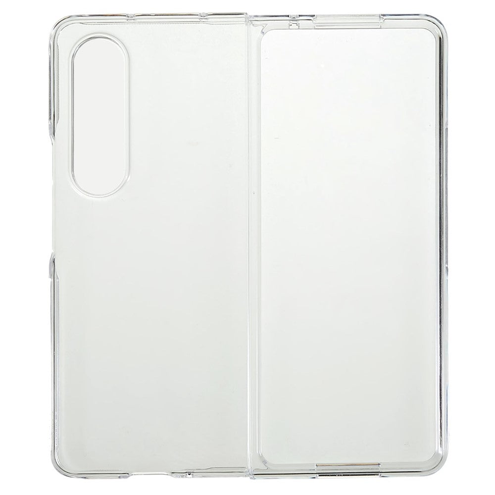 For Samsung Galaxy Z Fold4 5G Ultra Thin Anti-scratch Folding Phone Case Transparent Hard PC Protective Cover