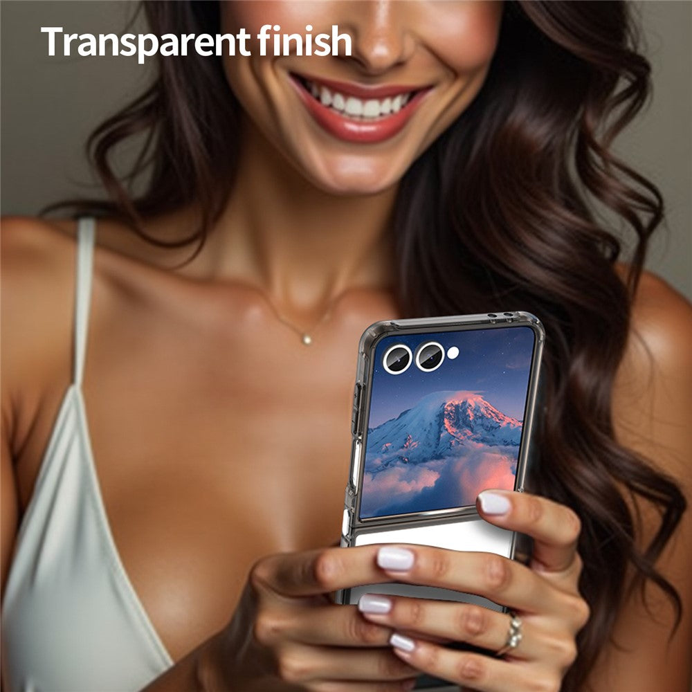 Samsung Galaxy Z Flip7 5G Case TPU + Acrylic Phone Back Cover Anti Yellowing