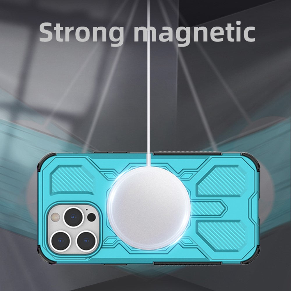 BIBERCAS J-16 Series For iPhone 14 Pro Case Compatible with MagSafe Anti Drop TPU + PC Phone Cover