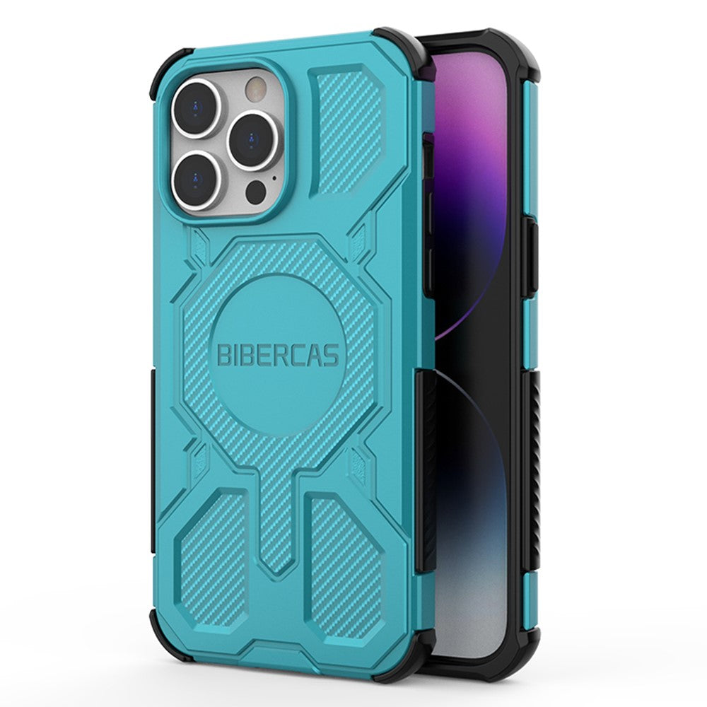 BIBERCAS J-16 Series For iPhone 14 Pro Case Compatible with MagSafe Anti Drop TPU + PC Phone Cover