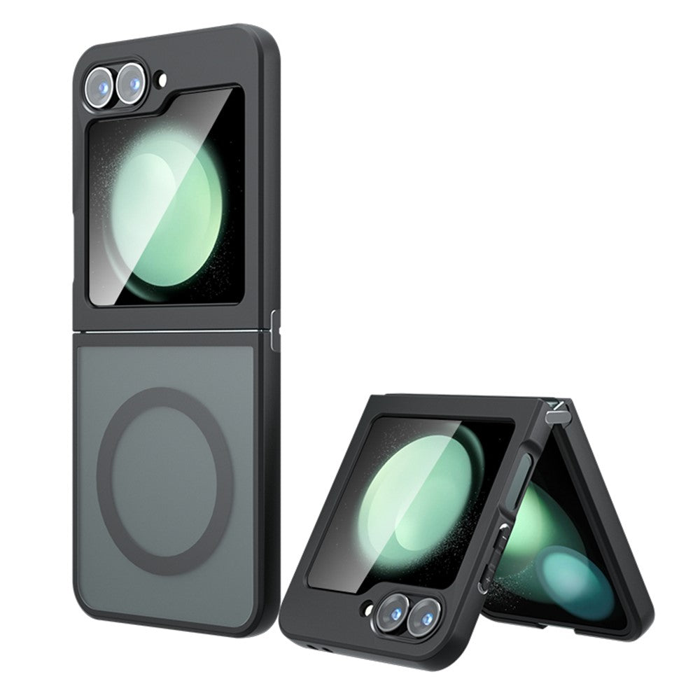 Samsung Galaxy Z Flip5 5G Case Compatible with MagSafe TPU + PC Matte Skin Touch Phone Cover