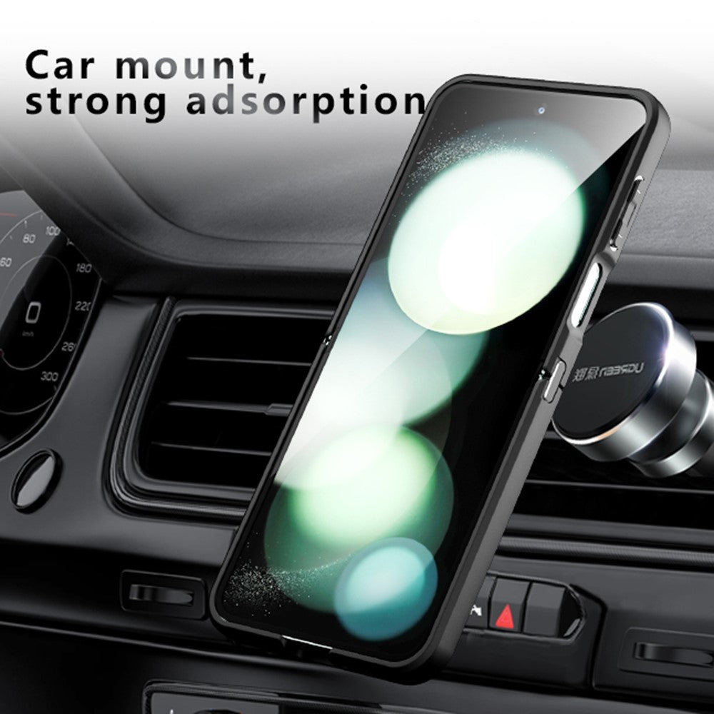 Samsung Galaxy Z Flip5 5G Case Compatible with MagSafe TPU + PC Matte Skin Touch Phone Cover