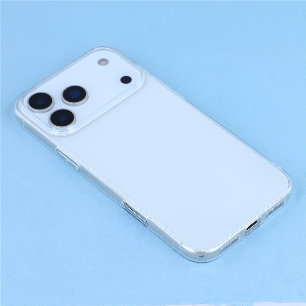 UNITHIN For iPhone 17 Pro Max Case Ultra Thin 0.7mm Clear TPU Anti Drop Phone Cover Big Lens Hole