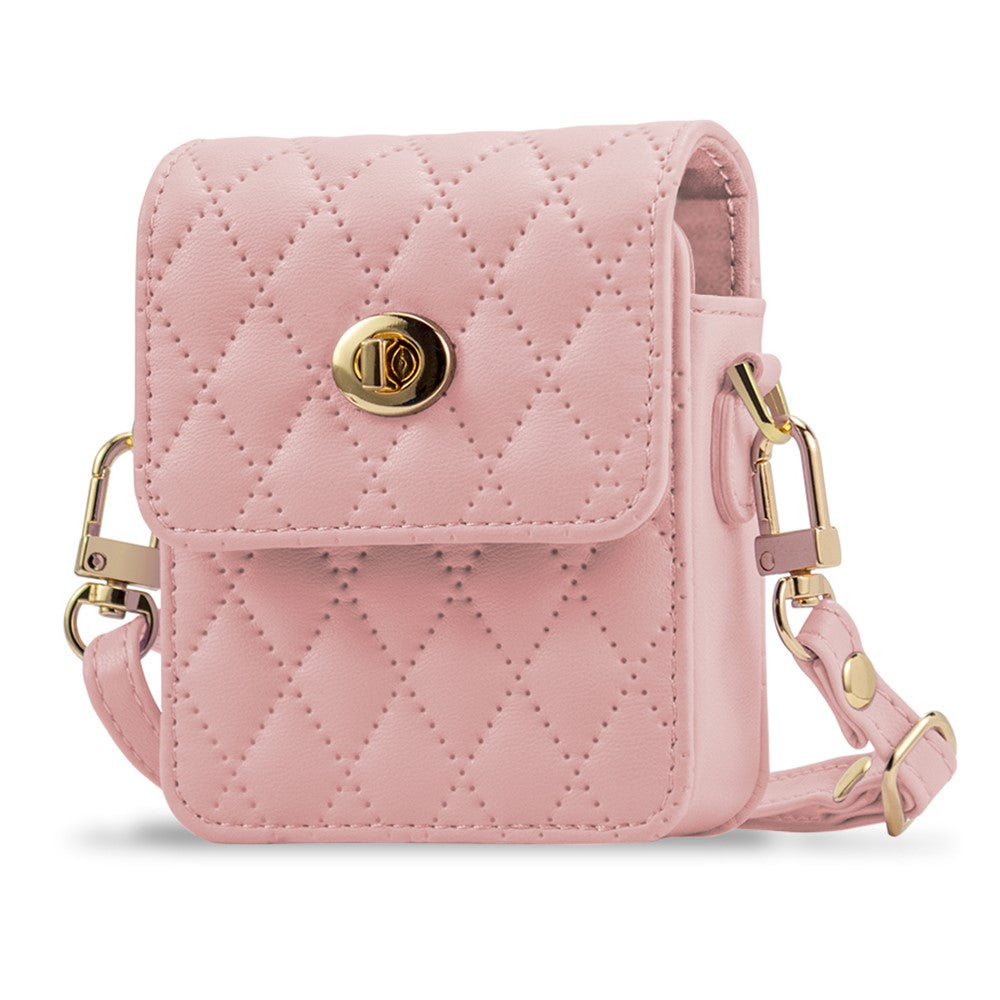 Samsung Galaxy Z Flip6 5G Case with Shoulder Strap PU + PC Wallet Phone Cover Built-In Back Screen Film