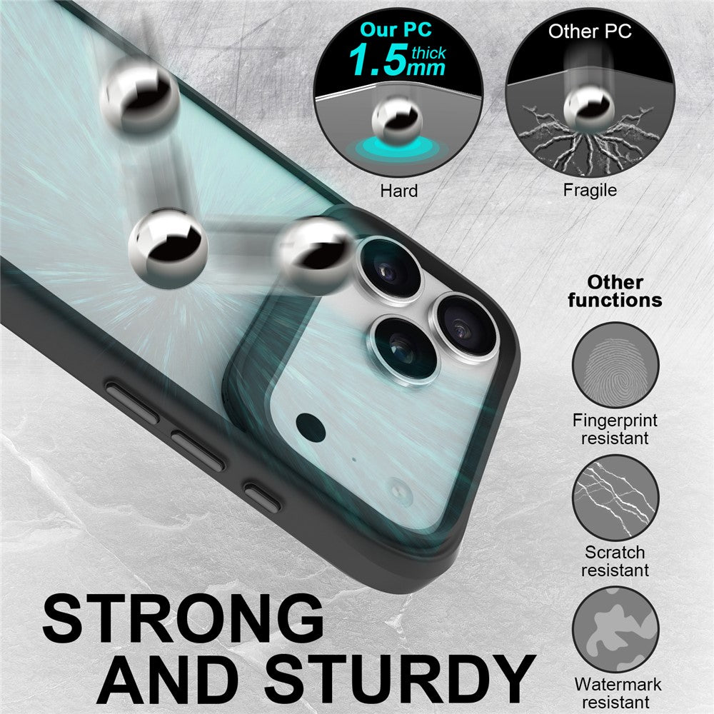 For iPhone 17 Pro Max Case Hybrid Hard PC Soft TPU Shockproof Phone Cover