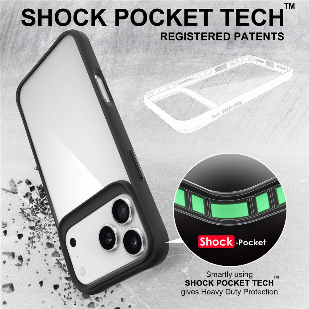 For iPhone 17 Pro Max Case Hybrid Hard PC Soft TPU Shockproof Phone Cover