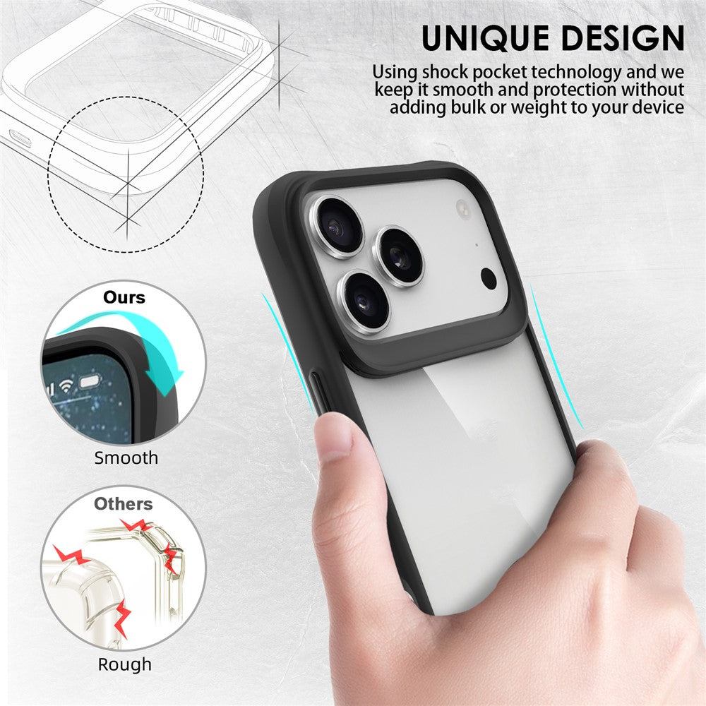 For iPhone 17 Pro Max Case Hybrid Hard PC Soft TPU Shockproof Phone Cover