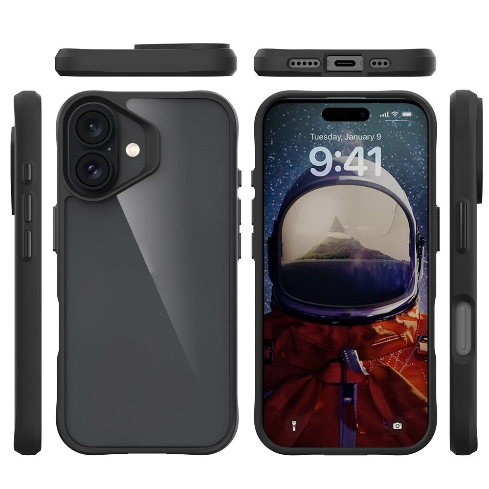 iPhone 17 Case Hybrid Hard PC Soft TPU Shockproof Phone Cover