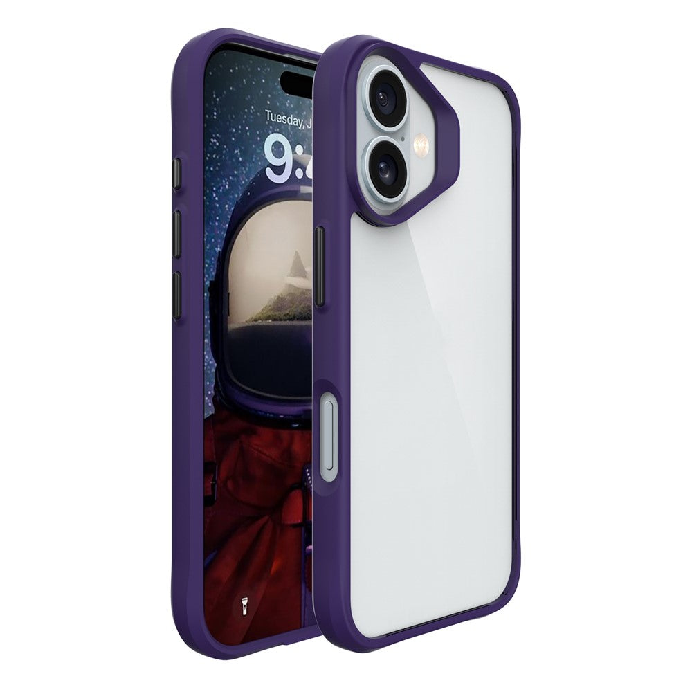 iPhone 17 Case Hybrid Hard PC Soft TPU Shockproof Phone Cover