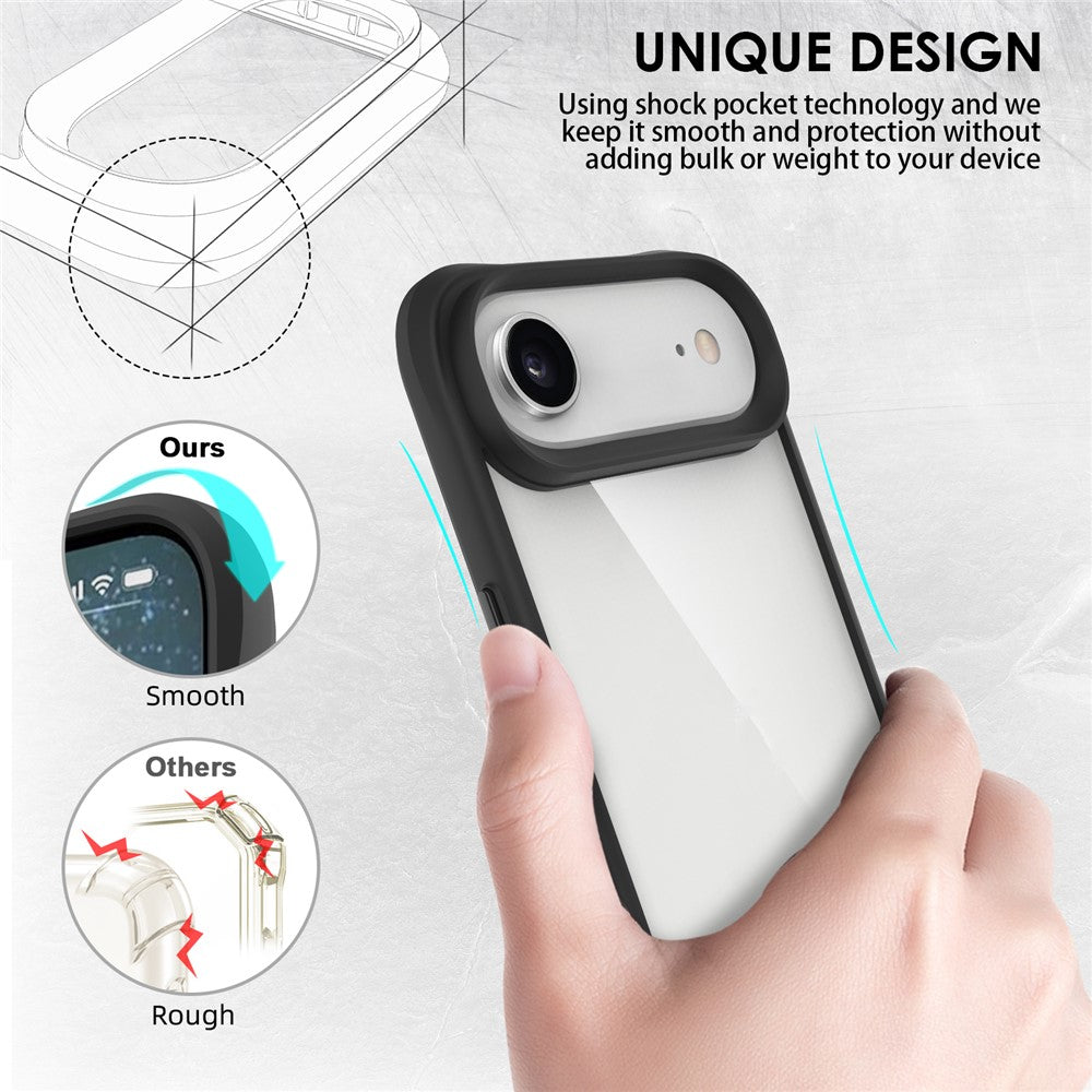For iPhone Air Case Hybrid Hard PC Soft TPU Shockproof Phone Cover