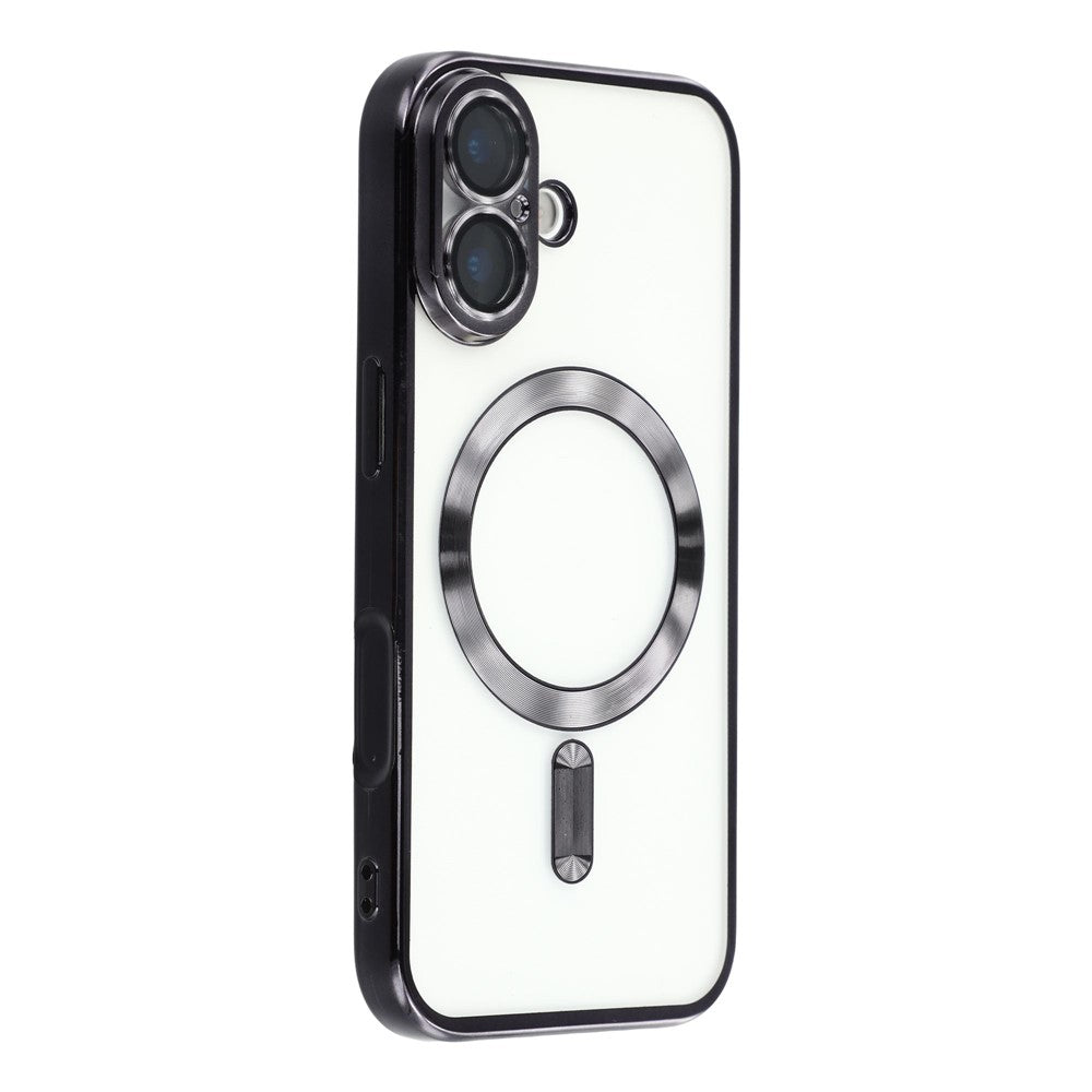 iPhone 17 Case Compatible with MagSafe Electroplated TPU Phone Cover with Lens Film