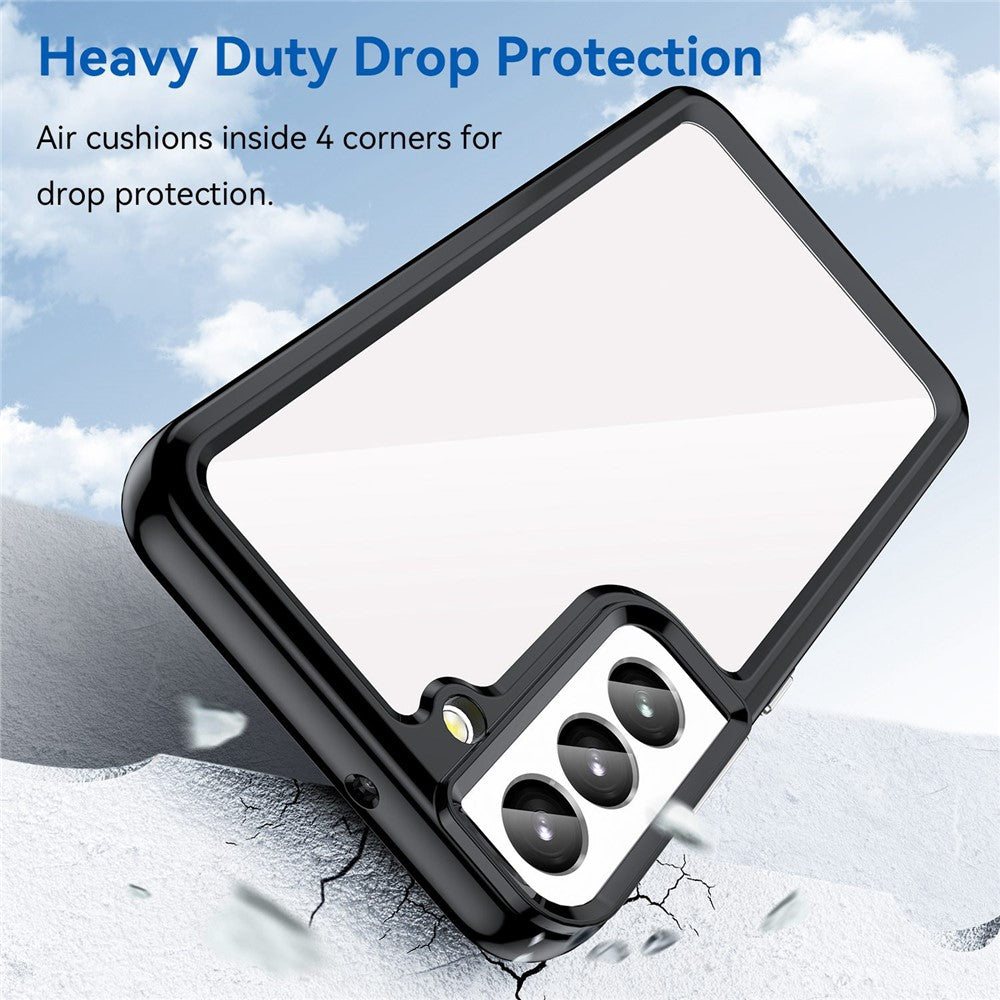 Samsung Galaxy S23+ TPU + Acrylic Hybrid Phone Case Shockproof Protective Back Cover