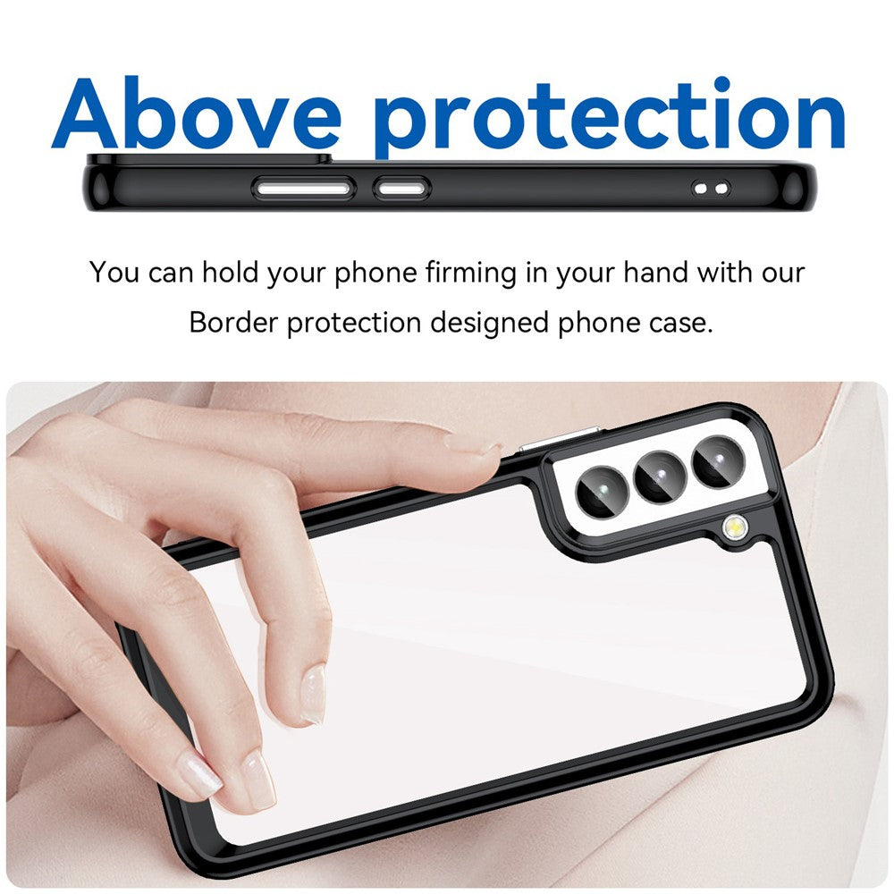 Samsung Galaxy S23+ TPU + Acrylic Hybrid Phone Case Shockproof Protective Back Cover
