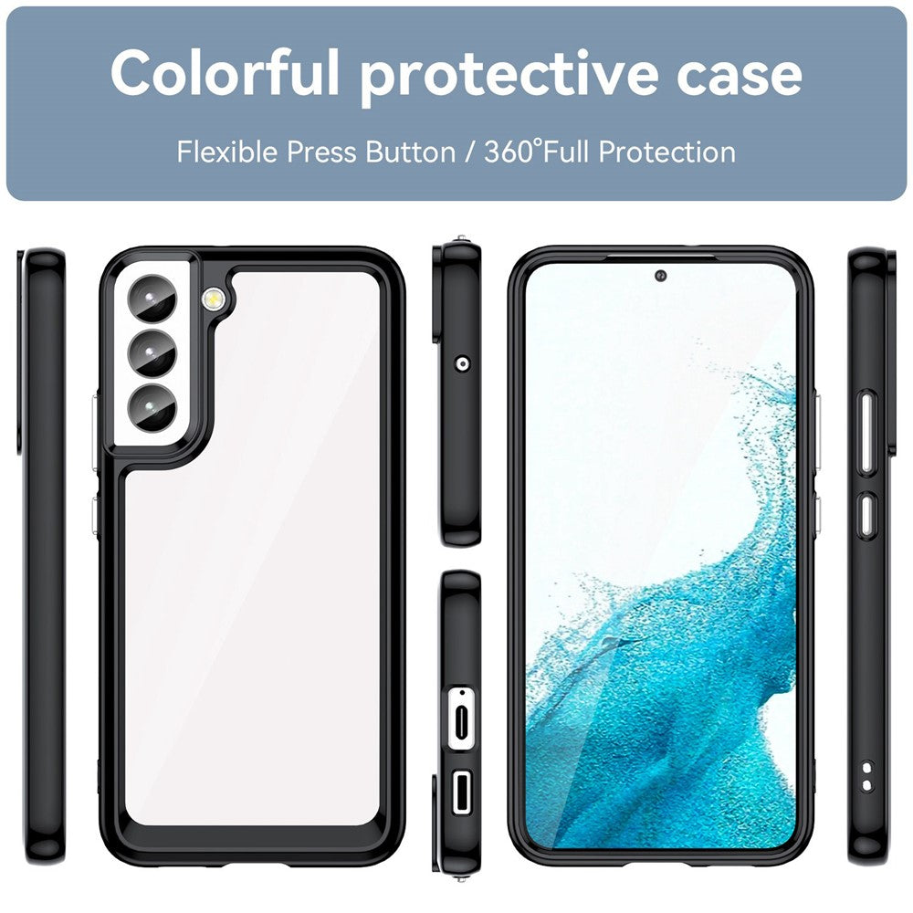 Samsung Galaxy S23+ TPU + Acrylic Hybrid Phone Case Shockproof Protective Back Cover